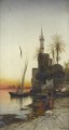 a orillas del nilo 1 Hermann David Salomon Corrodi paisajes orientalistas